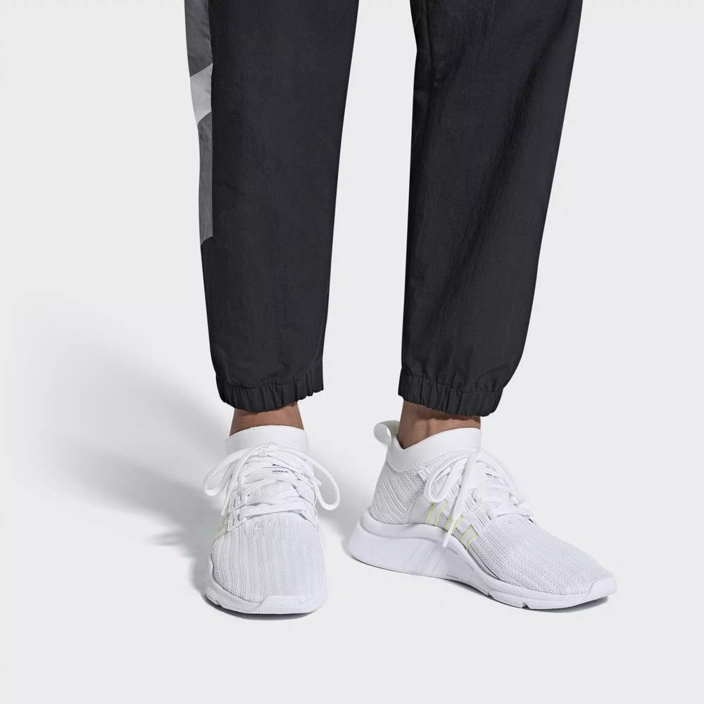 Adidas EQT Support Mid ADV Primeknit Tenis Blancos Para Hombre (MX-84572)